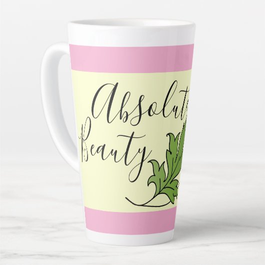 Absolute Schoonheid Latte Mok (Linkerhoek)
