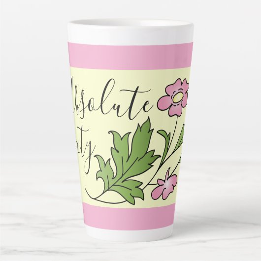 Absolute Schoonheid Latte Mok (Voorkant)