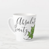 Absolute schoonheid latte mok (Linkerhoek)