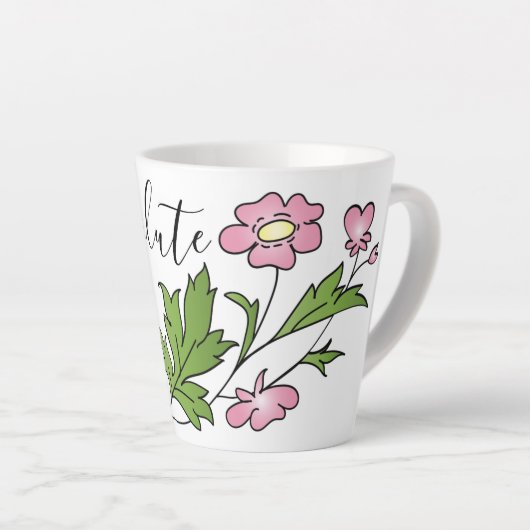 Absolute schoonheid latte mok (Rechterhoek)