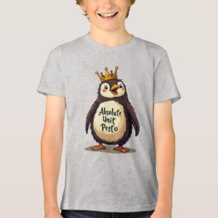 Absolute Unit Pesto - De Koning Pinguïn Tri-Blend Shirt
