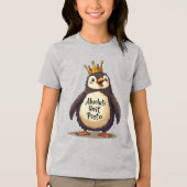 Absolute Unit Pesto - De Koning Pinguïn Tri-Blend Shirt (Voorkant)
