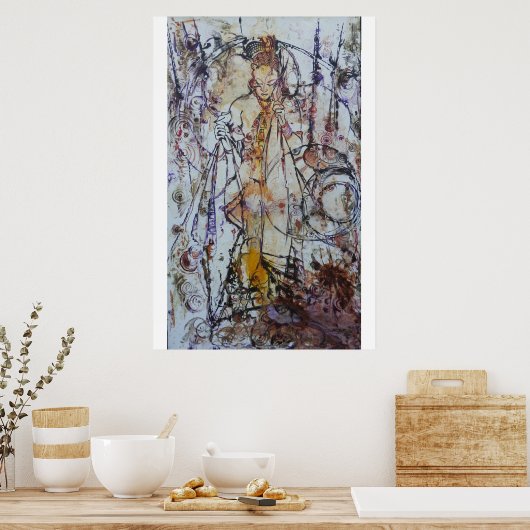 Absolute vrijheid I Poster van Timothy Orikri (Keuken)