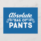Absolute zak van broek briefkaart (Voorkant)