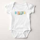 Absolutely Adorable Custom Text Romper (Voorkant)