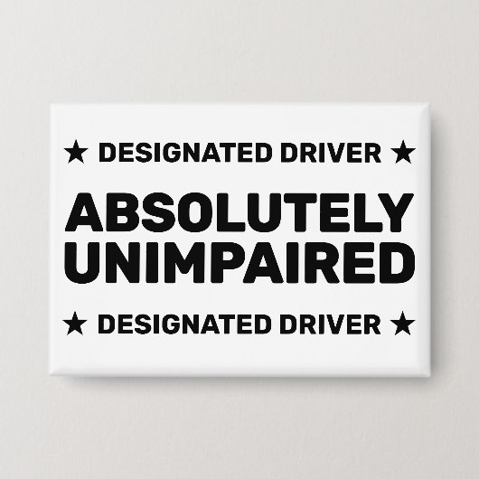 Absolutely Unimpaired™-knop Button (Voorkant)
