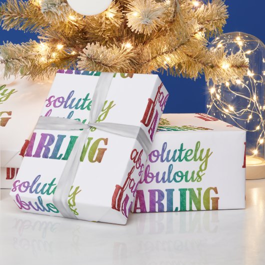 ABSOLUULOUS DARLING - FABULOUS - DARLING - CADEAUPAPIER (Feestdagen)