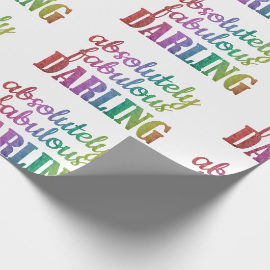 ABSOLUULOUS DARLING - FABULOUS - DARLING - CADEAUPAPIER (Hoek)