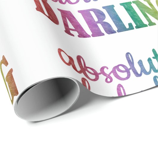 ABSOLUULOUS DARLING - FABULOUS - DARLING - CADEAUPAPIER (Rol Hoek)