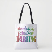 ABSOLUULOUS DARLING - FABULOUS - DARLING - TOTE BAG (Voorkant)