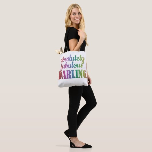 ABSOLUULOUS DARLING - FABULOUS - DARLING - TOTE BAG (Op model)