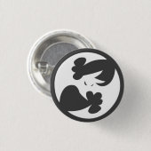 Absoluut Batty Ronde Button 3,2 Cm (Voorkant /achterkant)