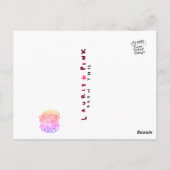 Absoluut Briefkaart voor ruimtevaarteenheid (Achterkant)