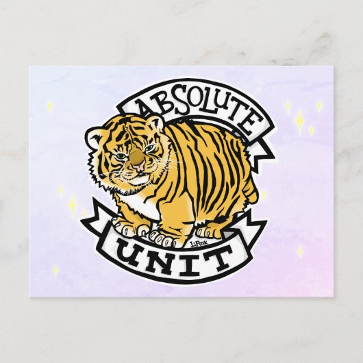 Absoluut Briefkaart voor ruimtevaarteenheid (Voorkant)