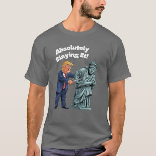 Absoluut de Boel - Trump Steekt Liberty Neer T-shirt