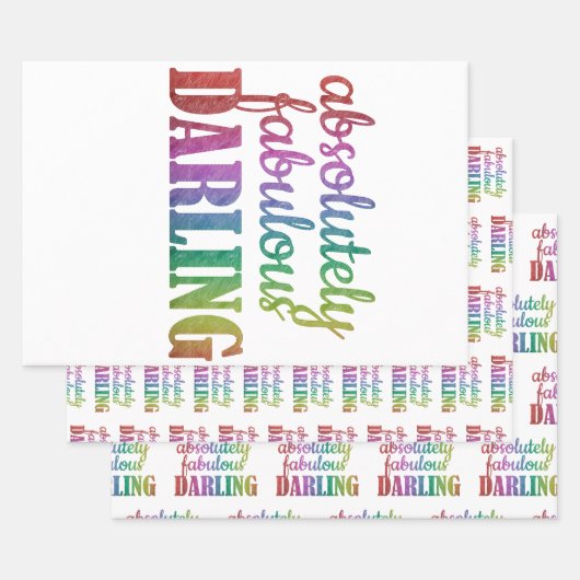 Absoluut fantastisch Darling inpakpapier - Glam Vel (Set)