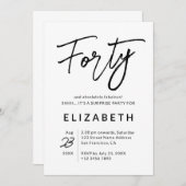 Absoluut fantastische 40e verjaardag kaart (Voorkant / Achterkant)