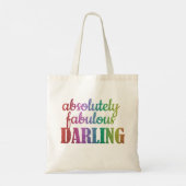 Absoluut fantastische lieve Canvas tas | leuke quo (Achterkant)