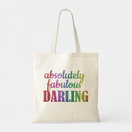 Absoluut fantastische lieve Canvas tas | leuke quo (Achterkant)