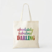 Absoluut fantastische lieve Canvas tas | leuke quo (Voorkant)