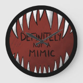 Absoluut geen imitatie van D & D Gaming Gifts Grote Klok (Voorkant)