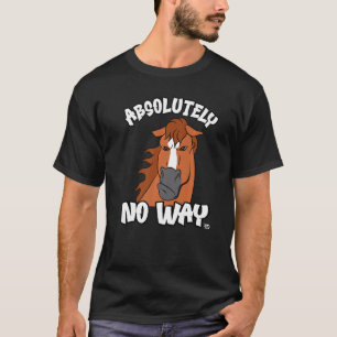 Absoluut geen manier om een gruwelijke kastanjepij t-shirt