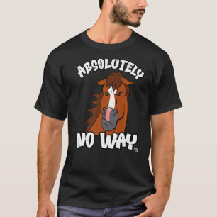 Absoluut geen manier om een gruwelijke kastanjepij t-shirt
