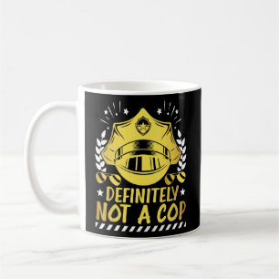 Absoluut geen politie van de politie van de politi koffiemok