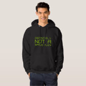 Absoluut geen ruimteAlien Hoodie (Voorkant volledig)
