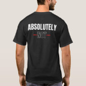 absoluut geen shirt t-shirt ontwerp Imran Khan (Achterkant)
