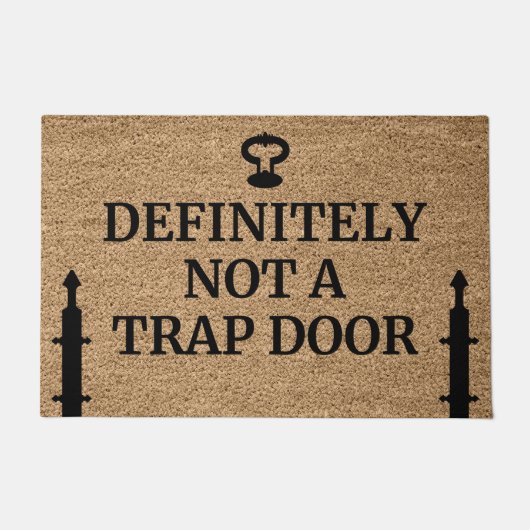 Absoluut geen trap-deur deurmat (Voorkant)