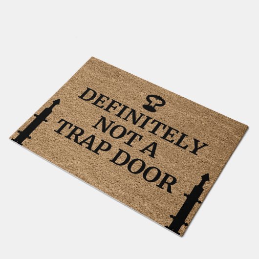 Absoluut geen trap-deur deurmat (Schuin)
