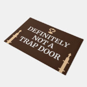 Absoluut geen trap-deur deurmat (Schuin)