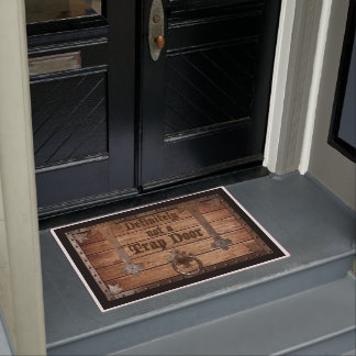 Absoluut geen trap-deur, grappige trap deurmat