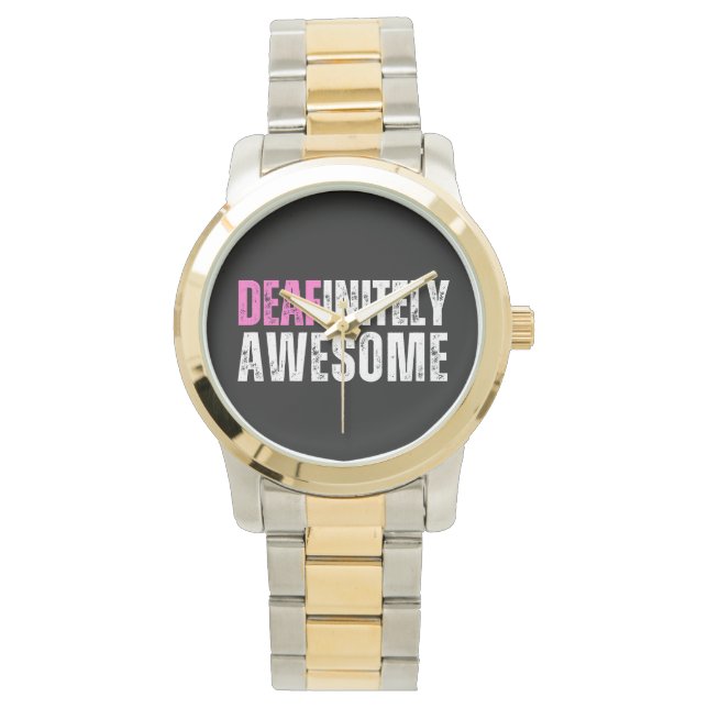 Absoluut Geweldige - doof bewustzijn Horloge (Voorkant)