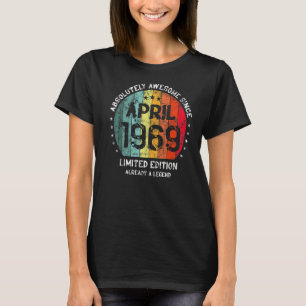 Absoluut Geweldige sinds april 1969 Man Voman Birt T-shirt