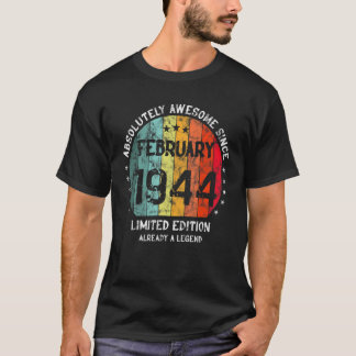 Absoluut Geweldige sinds februari 1944 Man vrouw B T-shirt