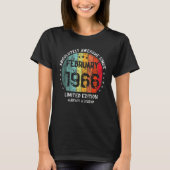 Absoluut Geweldige sinds februari 1966 Man vrouw B T-shirt (Voorkant)