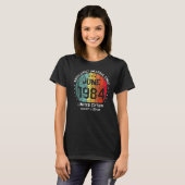 Absoluut Geweldige sinds juni 1984 Man Vrouw Birth T-shirt (Voorkant volledig)
