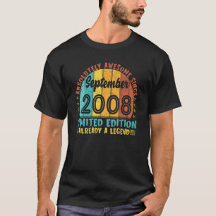 Absoluut Geweldige sinds september 2008 Boy Girl B T-shirt
