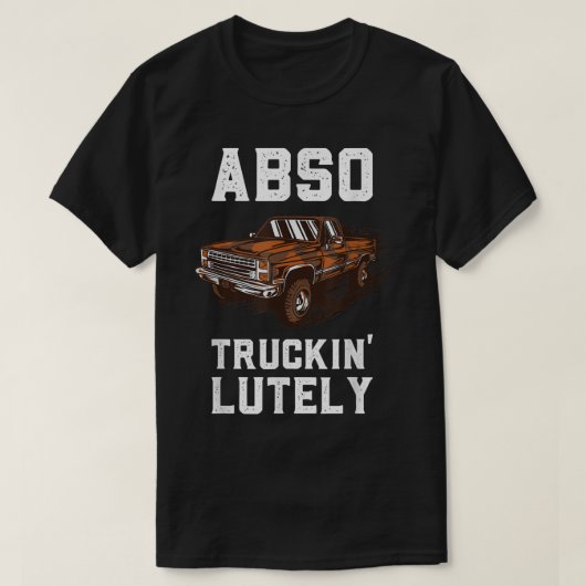 Absoluut grappige ophaling Truck Mudding T-shirt (Design voorkant)