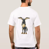 Absoluut Niet Grappige Koppige Ezel T-Shirt (Achterkant)