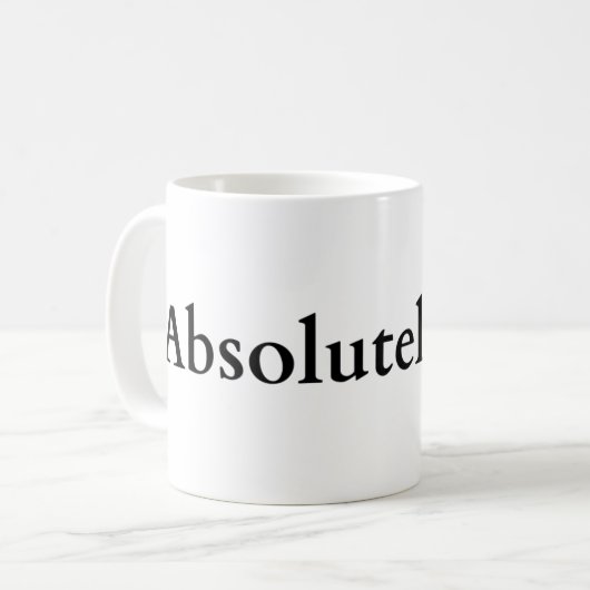 absoluut niet koffiemok (Voorkant links)