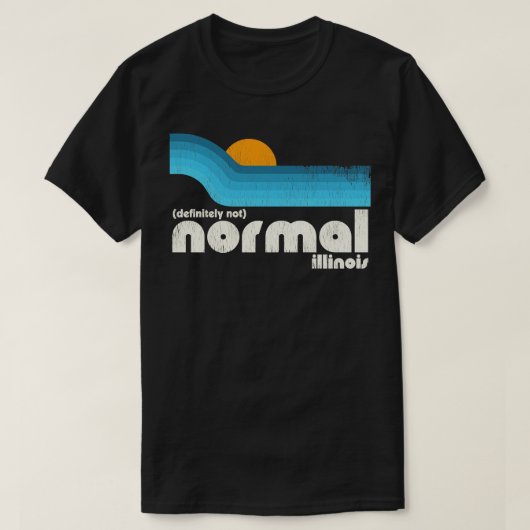 Absoluut niet normaal Illinois T-shirt (Design voorkant)