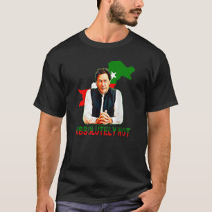 Absoluut niet Pakistan Map Flag Imran Khan Pti T-shirt