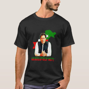 Absoluut niet Pakistan Map Flag Imran Khan Pti T-shirt