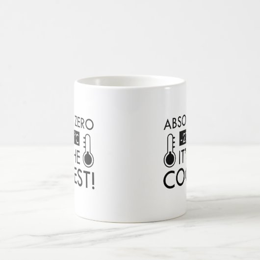 Absoluut nul Het is de koudste Koffiemok (Center)