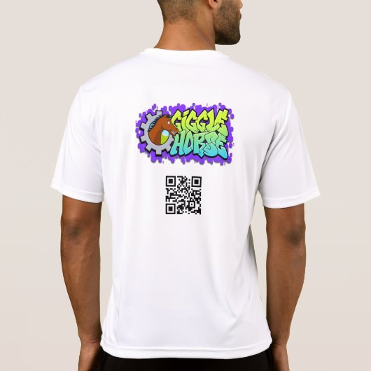 Absoluut nul T-Shirt met QR-code (Achterkant)
