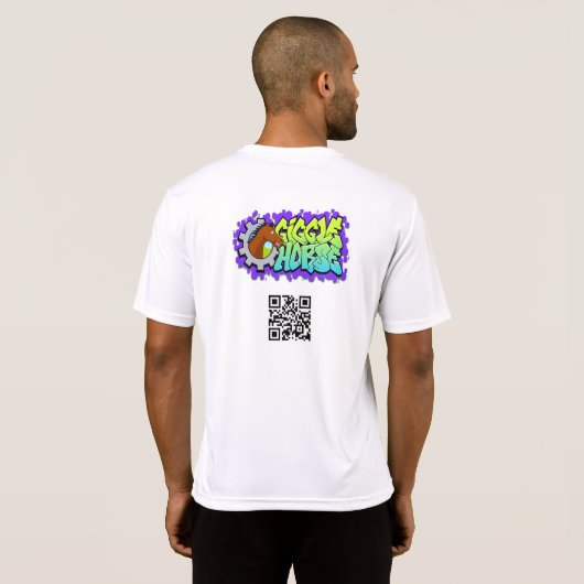 Absoluut nul T-Shirt met QR-code (Achterkant volledig)