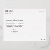 Absoluut ondeugende foto van een huisdier Schattig Folie Feestdagen Briefkaart (Achterkant)